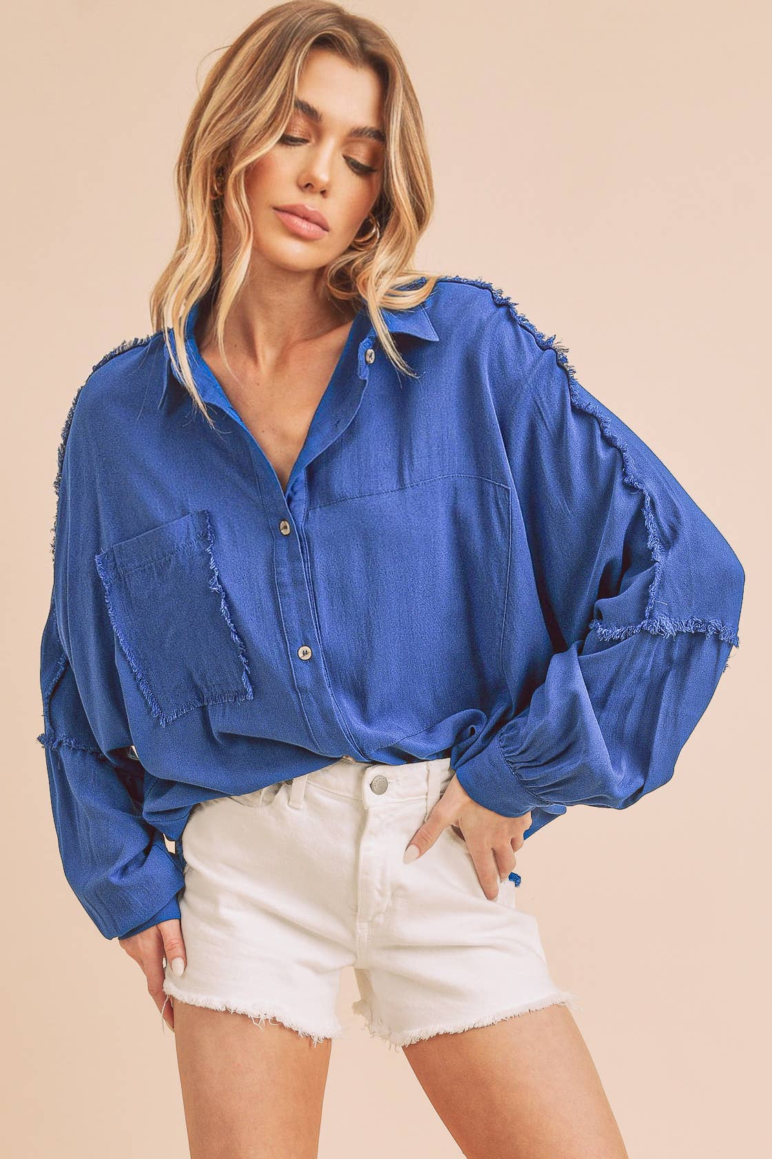 Delilah Button Down Oversized Shirt