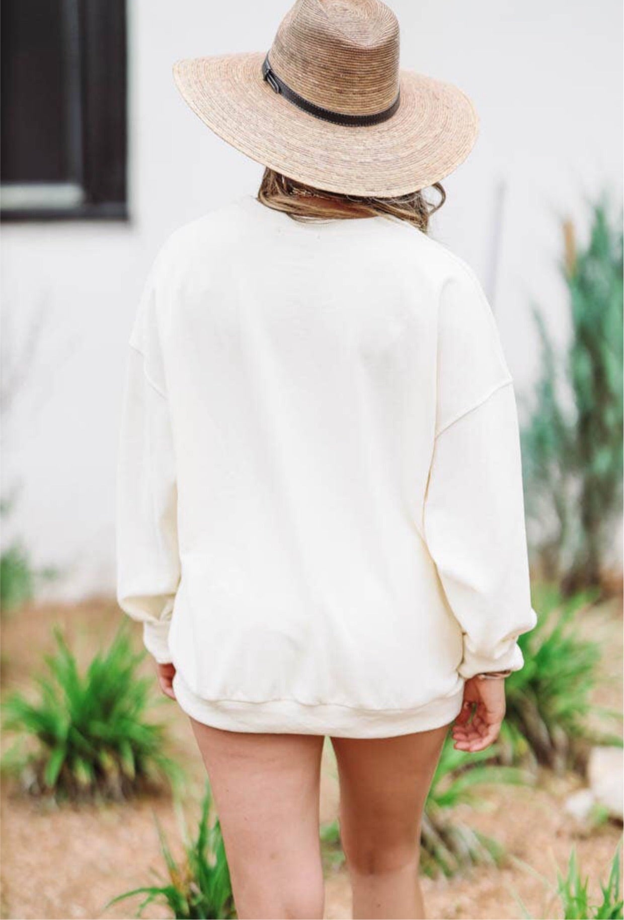 Tequila Sunrise Oversized Pullover